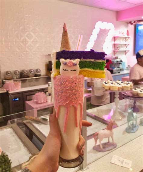 Magical dessert bar with mythical creatures